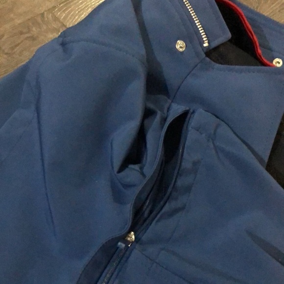 🐆 Tommy Hilfiger Poly Softshell Hood Anorak Raincoat - Picture 9 of 12